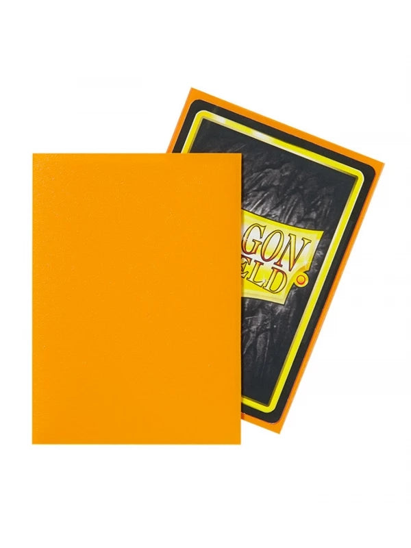Dragon Shield Sleeves – Standardgröße, matt (100 Stück) – orange