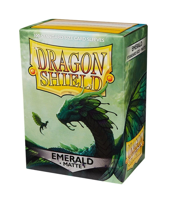 Dragon Shield Sleeves – Standardgröße, matt (100 Stück) – Emerald