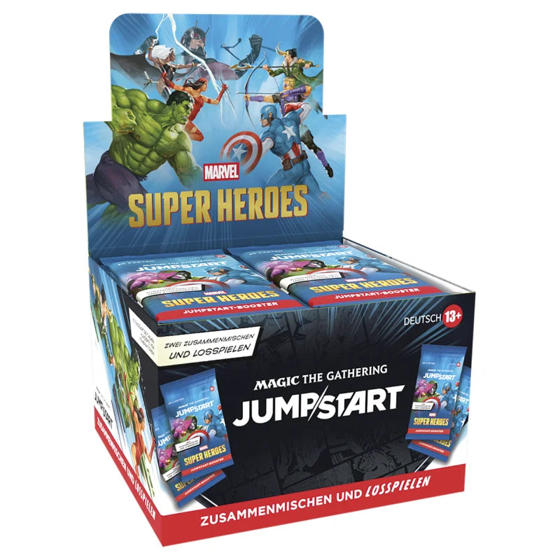 Marvel Super Heroes Jumpstart Booster Display - Deutsch