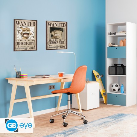 ONE PIECE – Set 2 Poster 52x38 – Gesucht: Ruffy & Zorro