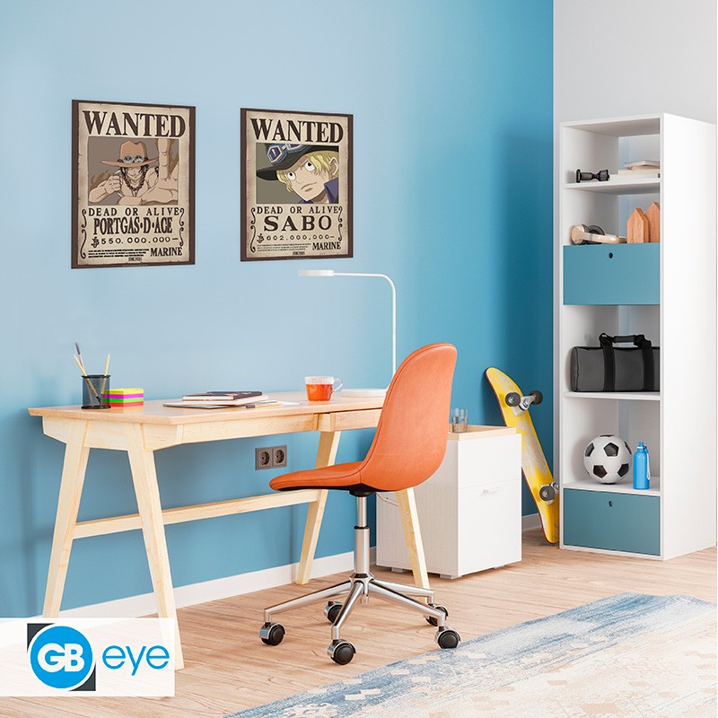 ONE PIECE – Set 2 Poster 52x38 – Gesucht: Sabo & Ace