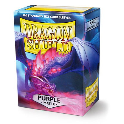 Dragon Shield Sleeves – Standardgröße, matt (100 Stück) – Purple
