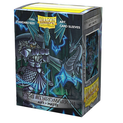 Dragon Shield Sleeves – Standardgröße, matt (100 Stück) – Art Sleeves: König Athromark III