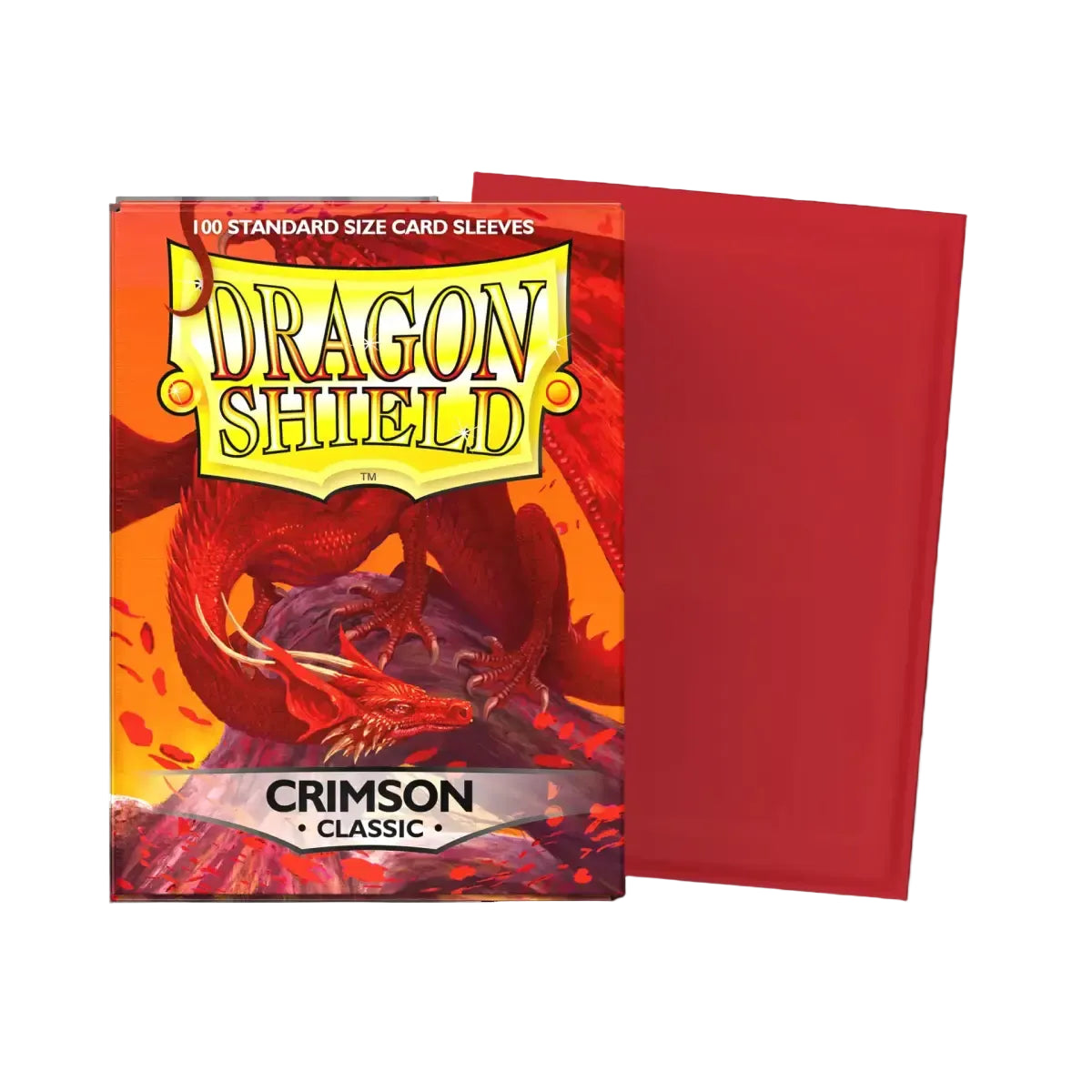 Dragon Shield Sleeves – Standardgröße, classic (100 Stück) – Crimson