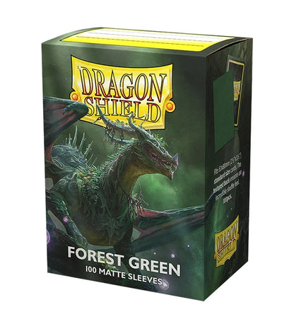 Dragon Shield Sleeves – Standardgröße, matt (100 Stück) – Forest green