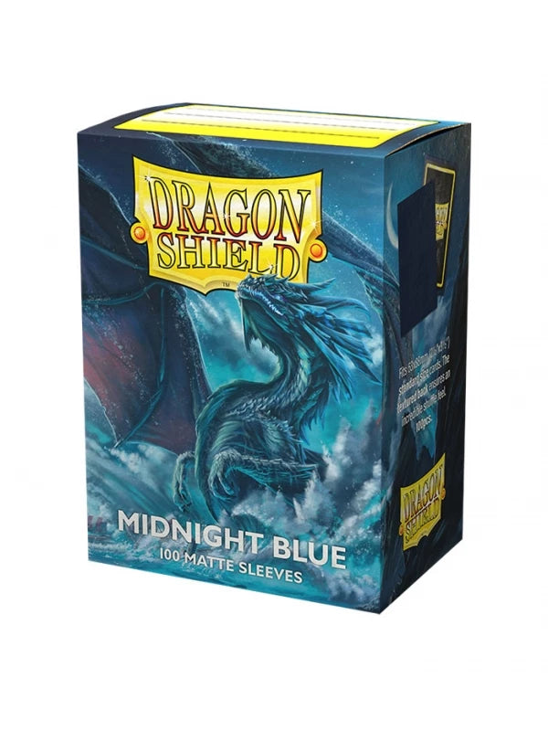 Dragon Shield Sleeves – Standardgröße, matt (100 Stück) – Midnight Blue
