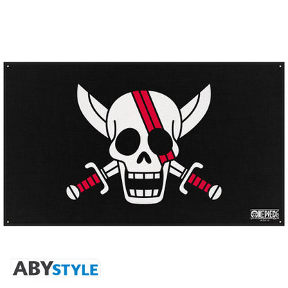 ONE PIECE - Flagge „Rothaarige Piraten“ (70x120)