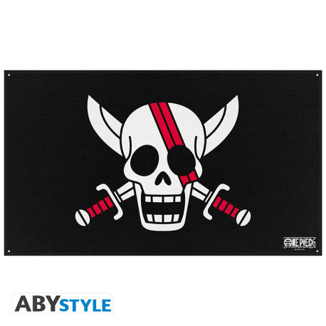 ONE PIECE - Flagge „Rothaarige Piraten“ (70x120)