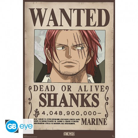 ONE PIECE - Poster Maxi 91,5x61 - Gesucht: Shanks Wano