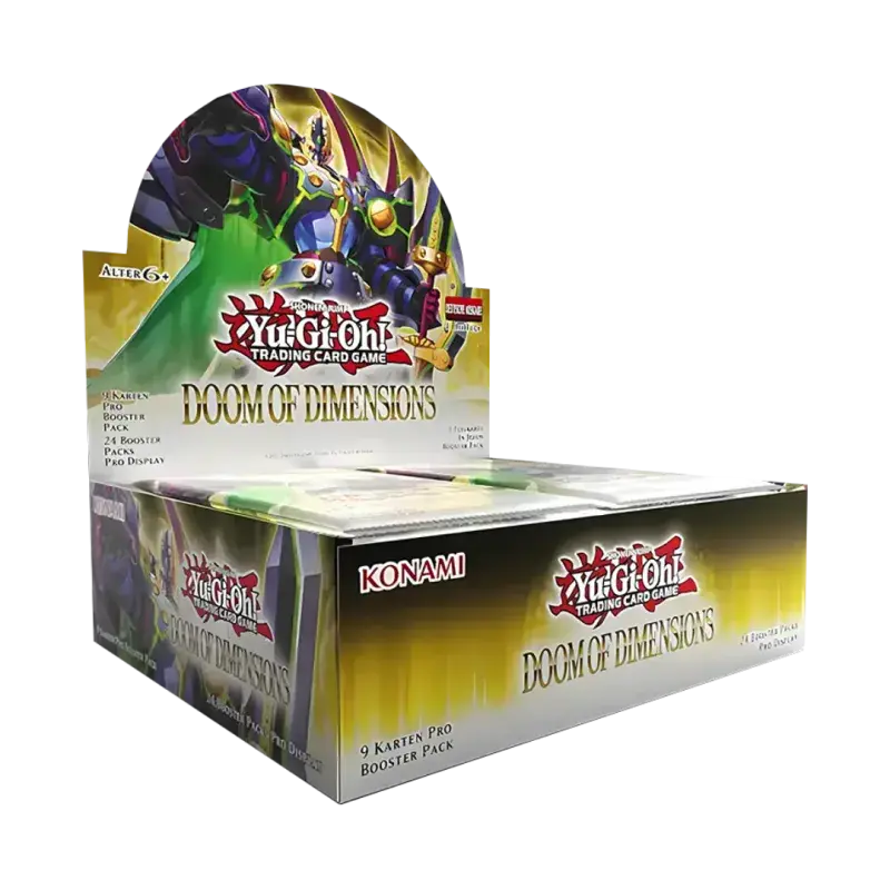 Yu-Gi-Oh! Doom of Dimensions - 1. Auflage - Booster Display (DE)